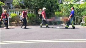 ▲圖片關鍵字, 圖片關鍵字, 圖片關鍵字。（示意圖／翻攝自XXX）▲北市府委外的捕蜂工人命危送醫急救。（圖／翻攝畫面）