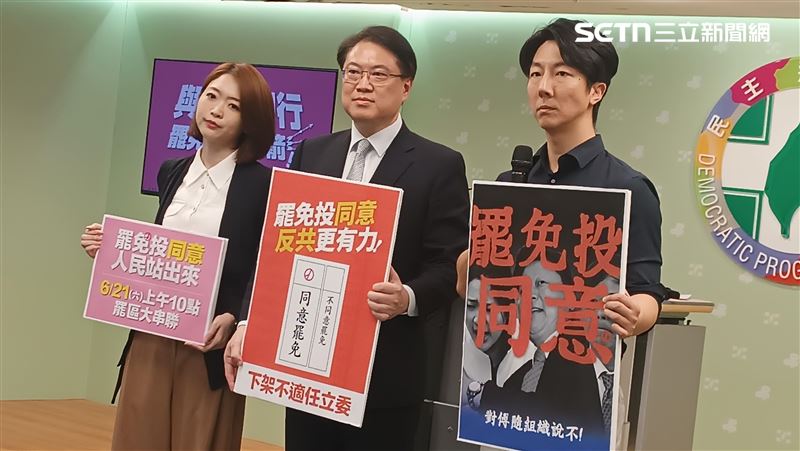 大罷免進入三階 綠營公布罷免文宣三箭