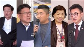 ▲羅明才、林思銘、顏寬恒、楊瓊瓔、江啟臣（組合圖／翻攝畫面）