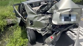 宜蘭,車禍,未禮讓,休旅車,三星鄉。（圖／翻攝畫面）