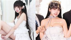 Coser,張慕潔,老公,婚紗照,劍靈,粉絲（圖／張慕潔臉書）