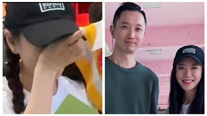 楊千霈收1物掩面痛哭　離婚5月同框前夫