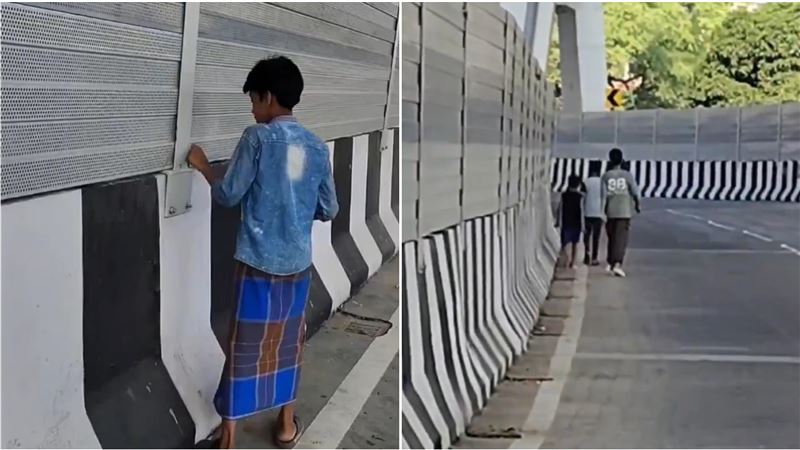 大橋耗資14億！固定用螺絲「被孩徒手拆」