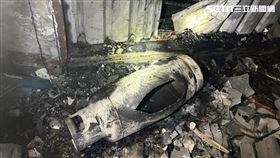 新北市,火警,瓦斯桶,焦屍,雙腳,贓車,偷竊,嫌犯,火災▲圖片描述。（圖／翻攝畫面）