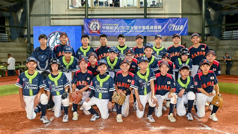 LLB中階組亞太棒球賽 台灣預賽不敵日本2025世界少棒聯盟中階組(圖/中央社)
