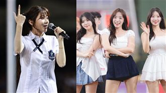 李珠珢、河智媛棒球場唱跳　驚呆韓國人