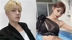 周鶴年、明日花綺羅。（圖／翻攝自IG）