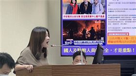 ▲馬文君19日質詢林佳龍時，雙方爆口角衝突。（圖／記者蘇晏男攝影）