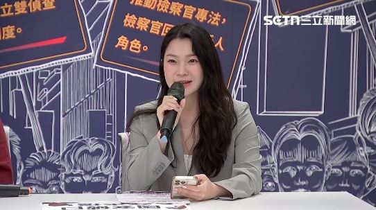 阿美批評,傅崐萁過去坑殺散戶,今天坑殺台灣人。(圖/翻攝畫面)