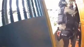 ▲台北市刑大偵八隊前往新店山區逮捕陳姓毒販。（圖／翻攝畫面）