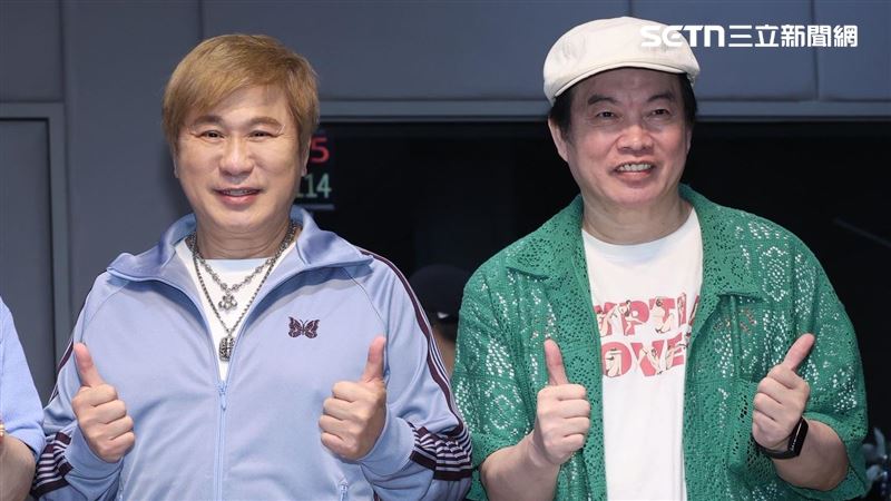 翁立友、胡瓜、康康出席「鑽石舞台」彩排記者會。（圖／記者鄭孟晃攝影）