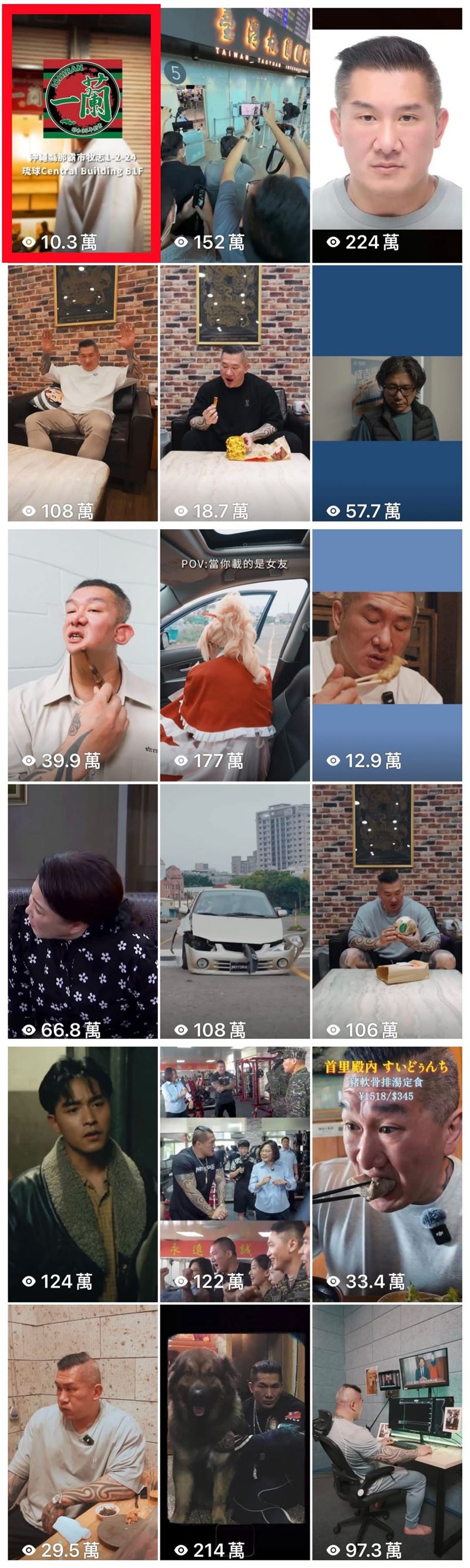 學者發現館長在辱台舔中之旅後,臉書影片的瀏覽率大降。(圖/翻攝自沈榮欽臉書)