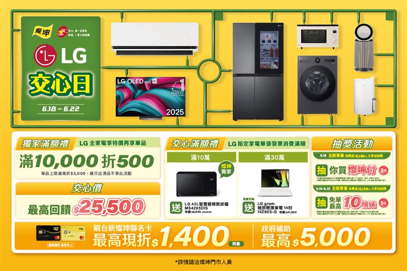 燦坤 x LG交心日。（圖／品牌業者提供）