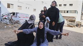 ▲加薩人民在前往領取物資時被殺害。（圖／美聯社／達志影像）