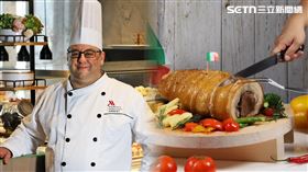 高雄萬豪酒店,豪享自助餐廳,義大利,羅馬,豬肉捲,主廚,豬五花,海鮮,吃到飽