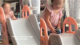 美國,紐約,貓咪,骨灰,女童,溜滑梯