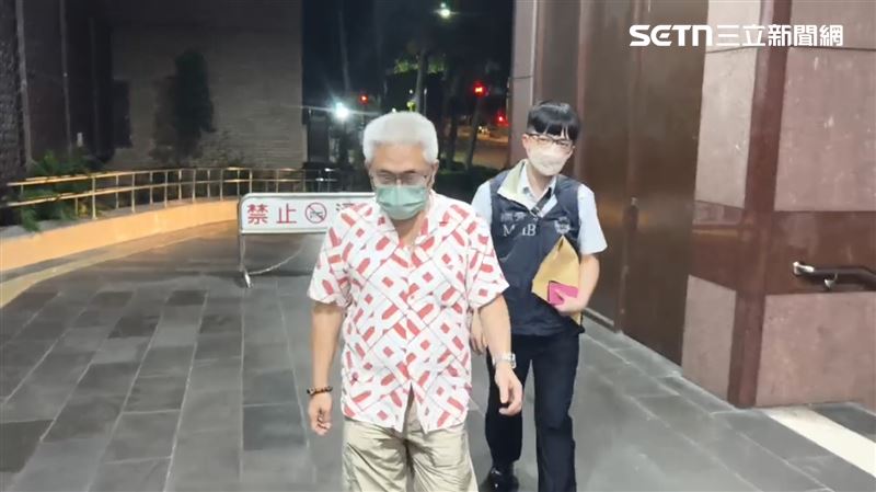新華泰富何姓前董事長80萬交保，並限境限海。（圖／翻攝畫面）