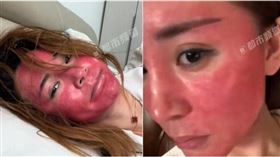 不卸妝變女關公(翻攝自微博)