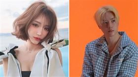 韓國男團THE BOYZ前成員周鶴年爆出與前AV女優明日花綺羅密會、性交易。（翻攝自周鶴年、明日花綺羅IG）