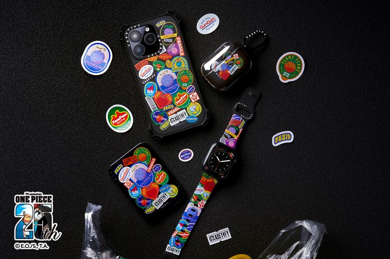 ONE PIECE x CASETiFY聯名系列靈感來自《ONE PIECE航海王》,將惡魔果實打造為電子配件。(圖/品牌業者提供)