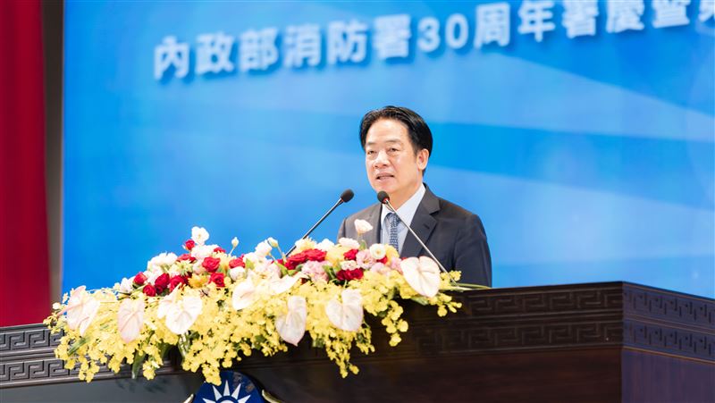 力挺消防!賴清德:投入285億購置裝備