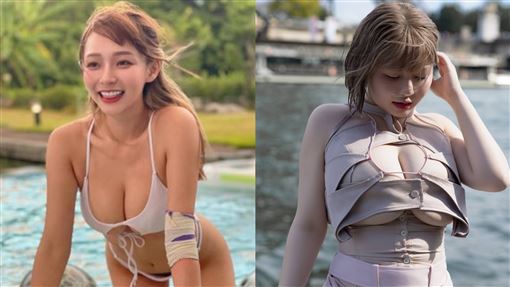 林襄經紀人超辣曝光　超兇車頭燈撐爆衣服