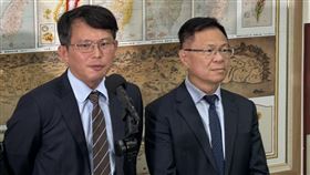 黃國昌、林國成、張啓楷。（圖／記者許皓婷攝影）