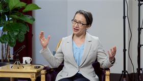 ▲蕭美琴日前接受美國播客節目「Shawn Ryan Show」專訪（圖／總統府提供） 