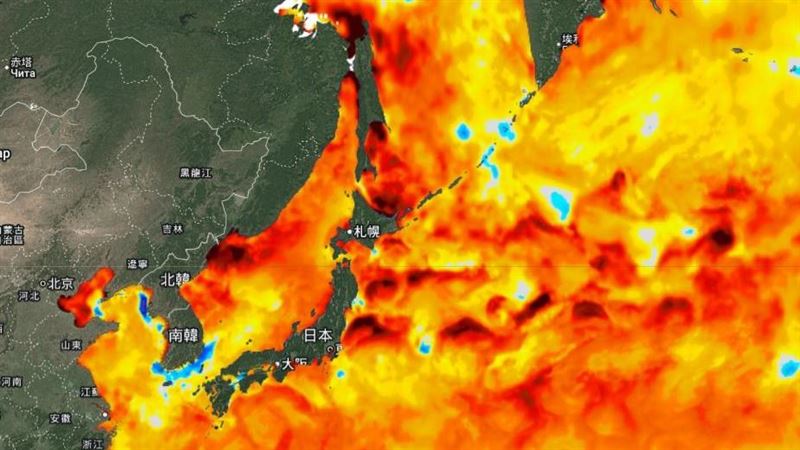 日本周邊一片紅 鄭明典揭原因:今年很熱