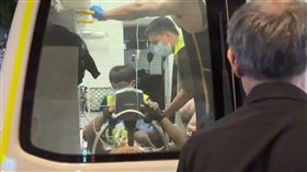 陳翁被救起後送醫命危。（圖／翻攝畫面）