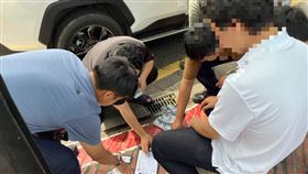 劉男被警方逮捕。（圖／翻攝畫面）