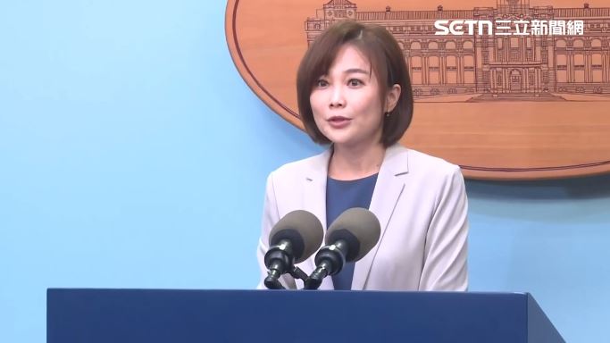 總統府發言人郭雅慧表示，建議蔣萬安市長先回應「辦公室主任」疑似爛用特權的爭議。（圖／翻攝畫面）