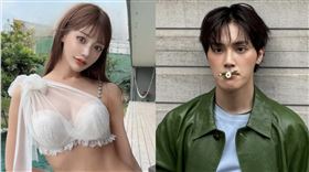 明日花綺羅、周鶴年。（圖／翻攝自IG）