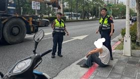 台北,吊車,車禍,死亡,輾斃,女騎士。（圖／翻攝畫面）