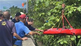 車禍,邊坡,女騎士,甲仙