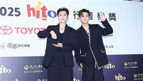 王子（邱勝翊）、邱宇辰擔任hito流行音樂獎頒獎嘉賓（圖／記者鄭孟晃攝影）
