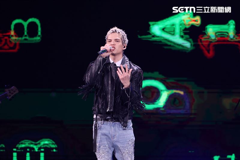 派偉俊Patrick Brasca以新世代的流行曲風廣受年輕樂迷喜愛。(圖/記者鄭孟晃攝影)