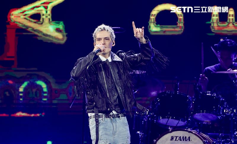 派偉俊Patrick Brasca以新世代的流行曲風廣受年輕樂迷喜愛。(圖/記者鄭孟晃攝影)