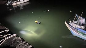 汽車落海的情形。（圖／翻攝畫面）