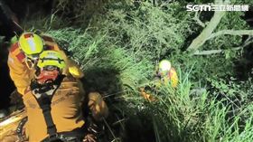 大雪山林道,墜坡,車輛,事故,夫妻,受困,台中（圖／翻攝畫面）