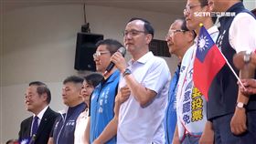 朱立倫宣講反罷免　罷團逾60人場外擺陣迎