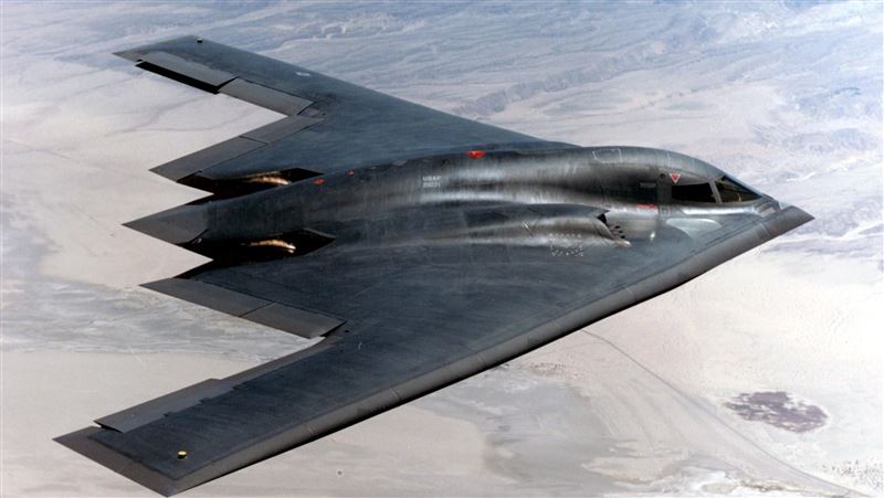 美國發動史上規模最大的B-2轟炸機空襲行動。(圖/翻攝自美國空軍)