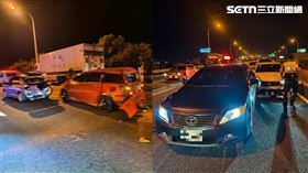 雲林,路段,距離,車禍,貨車,自小客車,國道,西螺,追撞,肇事▲圖片描述。（圖／翻攝畫面）