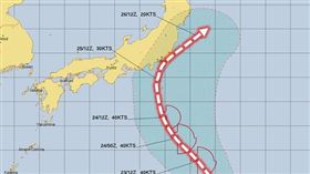▲預計6/25、6/26颱風中心會最靠近日本。（圖／翻攝自林老師氣象站臉書）

