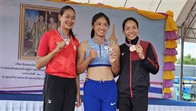 ▲泰國田徑公開賽任純瑩女子撐竿跳摘金。（圖／中央社）