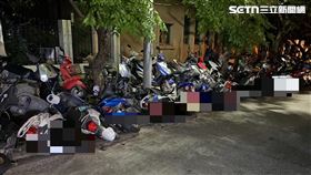 通緝犯,拒檢,逃逸,衝撞,汽機車,台中,西屯,連環撞,肇逃（圖／翻攝畫面）