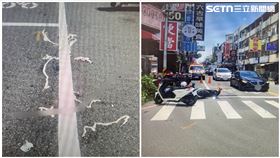 台南,東區,豬大腸,豬腸,騎士,摔車