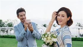 陳豪（左）跟老婆陳茵媺（右）迎來結婚12周年紀念。（圖／翻攝自陳茵媺IG）