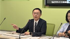 ▲民進黨團召開記者會，吳思瑤、李坤城出席。（圖／記者詹宜庭攝影）