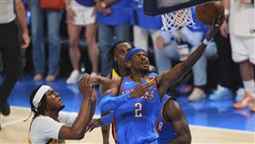 ▲亞歷山大（Shai Gilgeous-Alexander）攻下29分帶領雷霆奪冠。（圖／美聯社／達志影像）